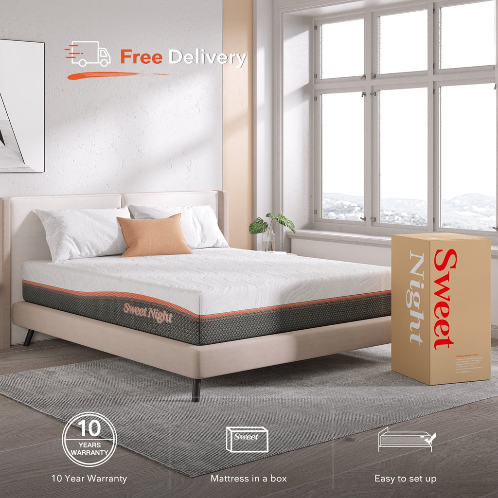 10 Inch Queen Memory Foam Pocket Spring Hybrid Mattress L8285