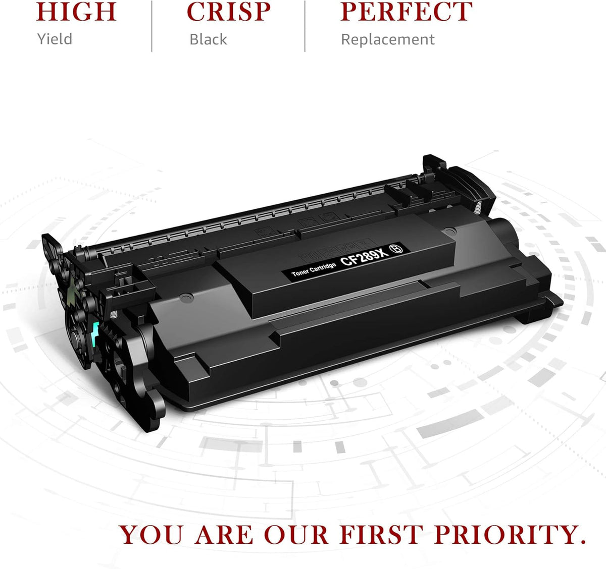 Compatible Toner Cartridge Replacement for HP Printer (Black, 1-Pack) H113166