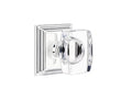 Windsor Crystal Knob Privacy Set Polished Chrome U72333
