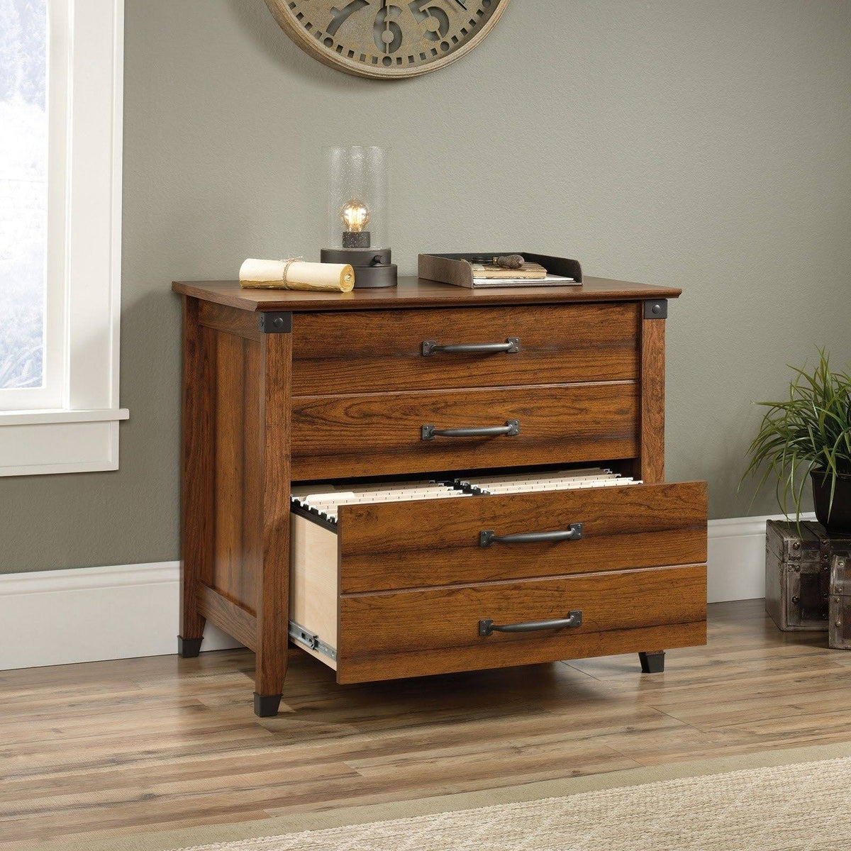 Washington Cherry Lateral File Cabinet C654898