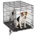 Black Single Door Dog Crate J691046