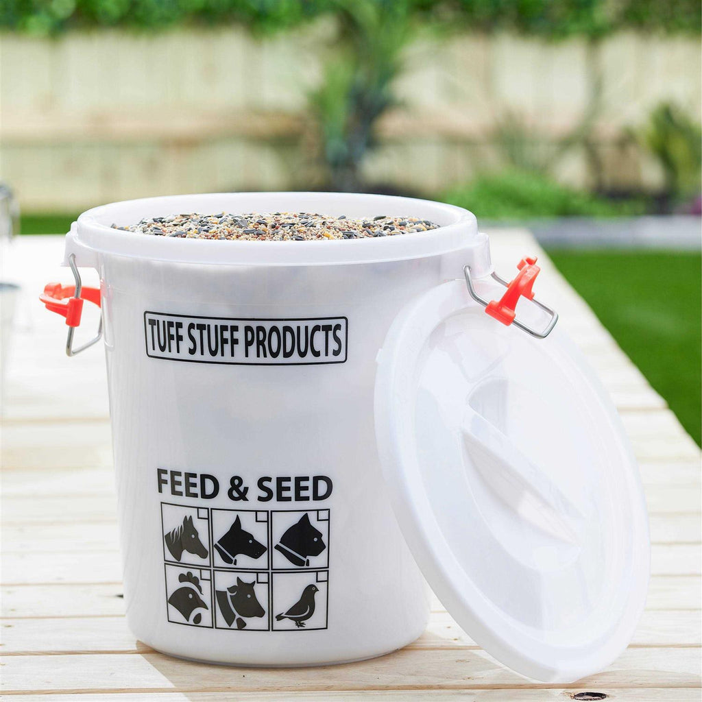 7 Gallon Feed and Seed Storage Pail with Locking Lid J204213