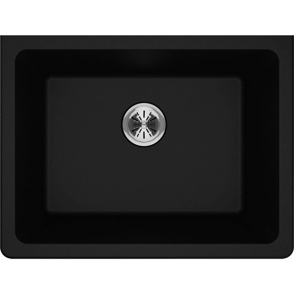 Black Undermount Laundry Sink C42480