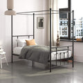 Twin Size Metal Canopy Bed Frame R409