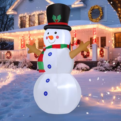 4 FT Christmas Inflatables Snowman with LED Lights J454097