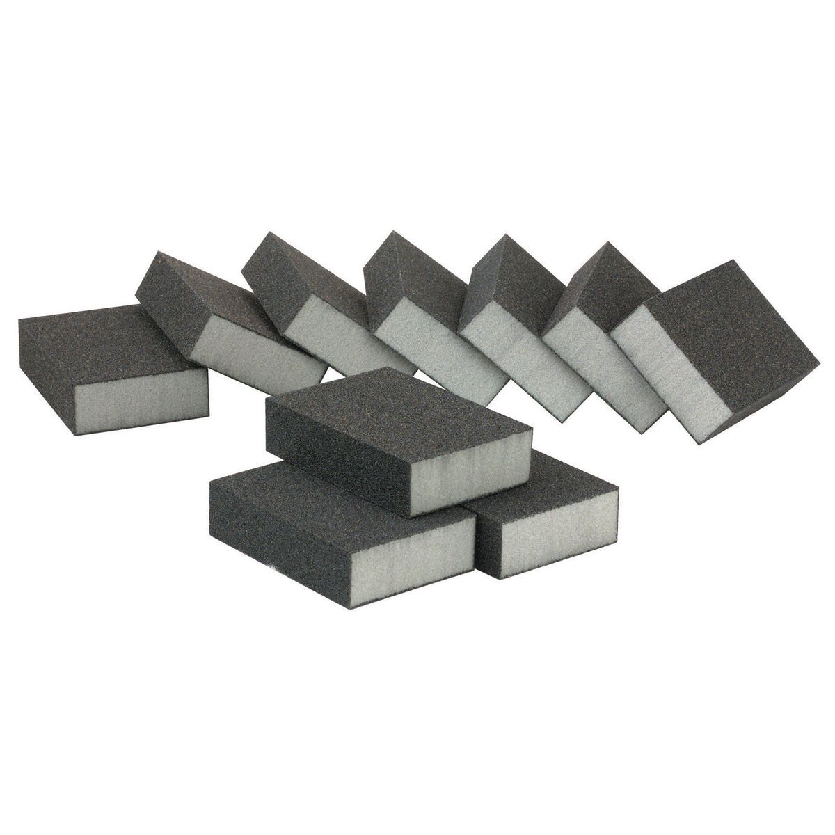 Aluminum Oxide Sanding Sponges Coarse 10 Pack H25748