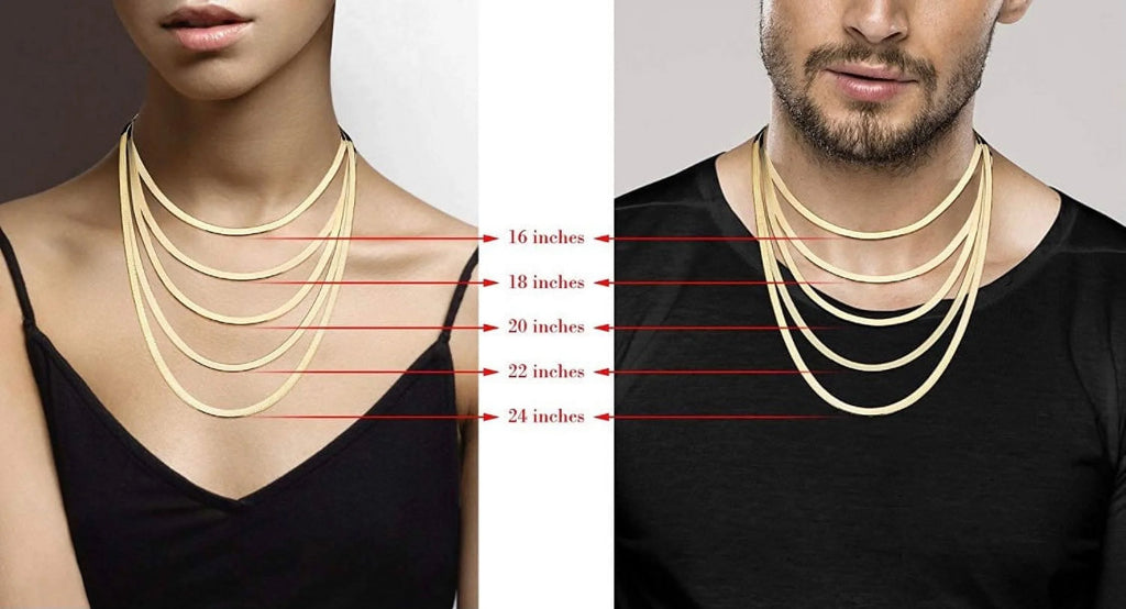 Sterling Silver Herringbone Chain Necklace 3MM, 16-24 inch X7419