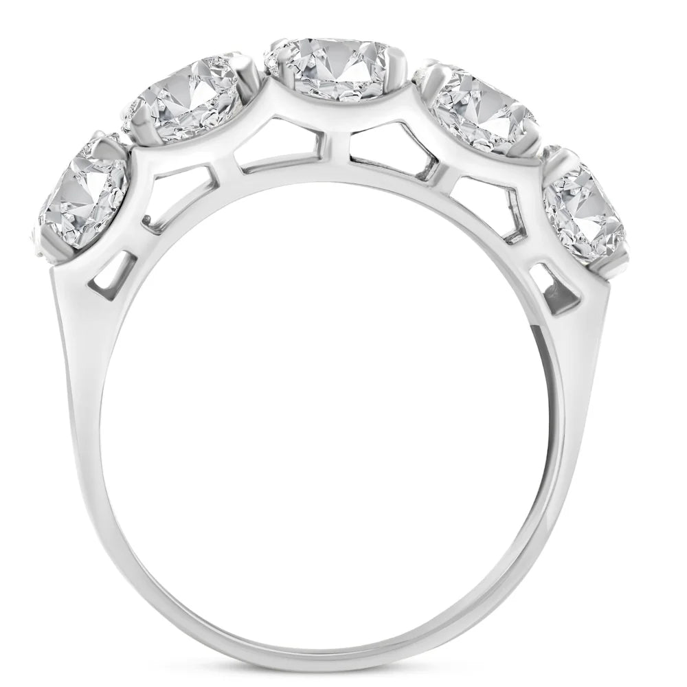 14K White Gold Lab Grown Diamond Wedding Ring M9764