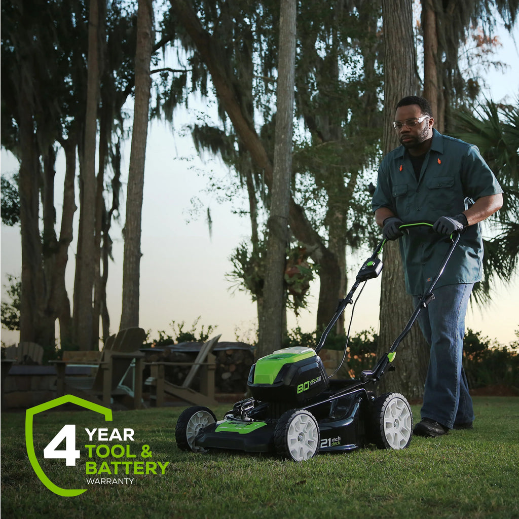 80V 21 Self Propelled Mower 5Ah Battery & Charger D235242