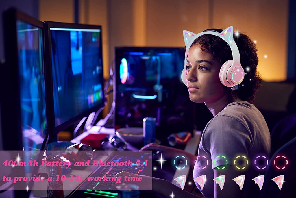 Wireless Bluetooth Gaming Headphones with Microphone Q347432