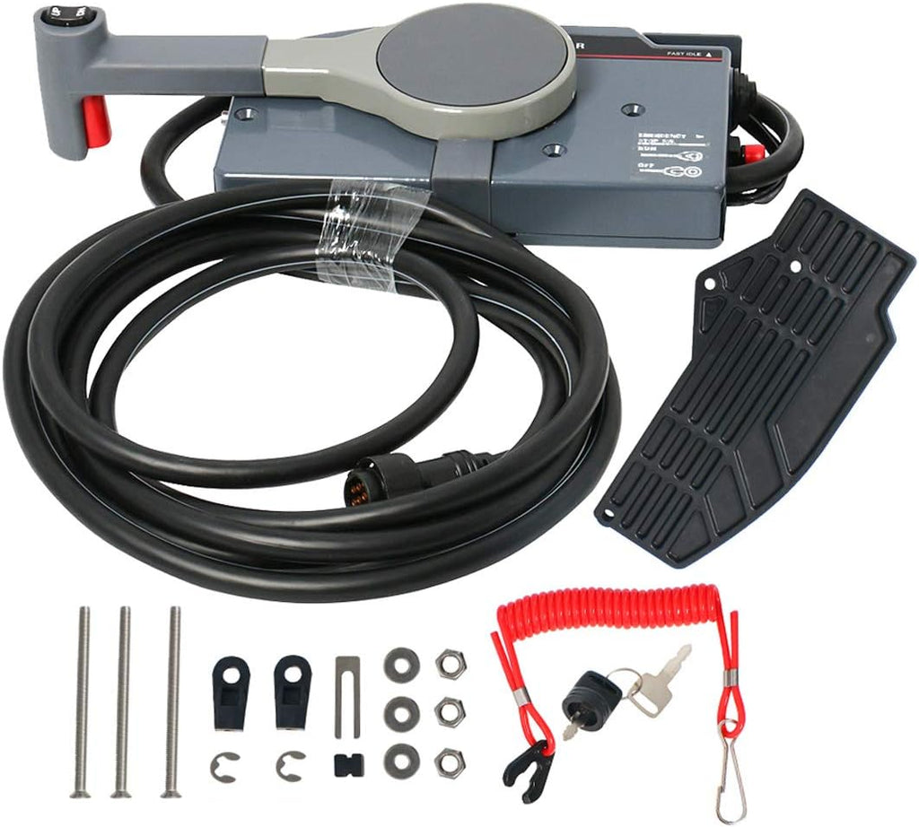 Side Mount Remote Control Box with 10 pins Wire Harness and Cable 16FT B5990