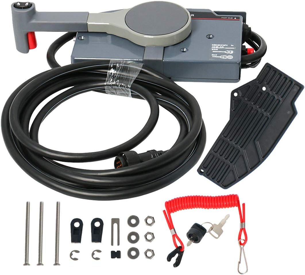 Side Mount Remote Control Box with 10 pins Wire Harness and Cable 16FT B5990