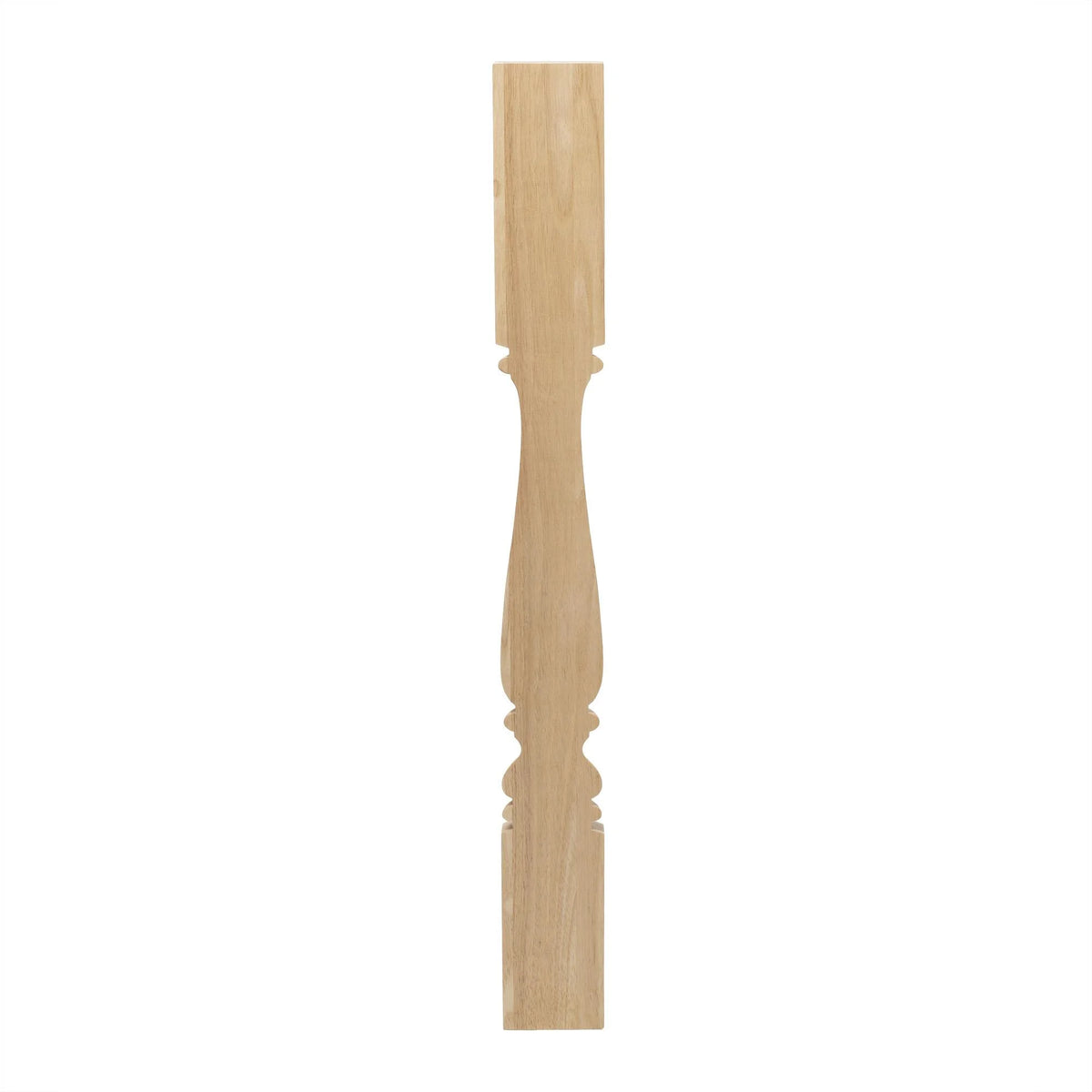 Unfinished Solid Hardwood Half Round Kitchen Island Leg H265557