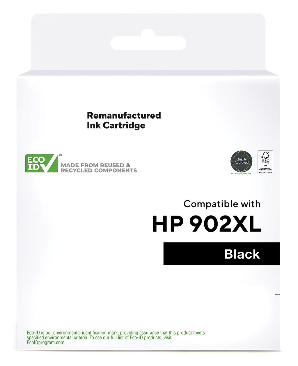 Reman Black High Yield Ink Cartridge C601523