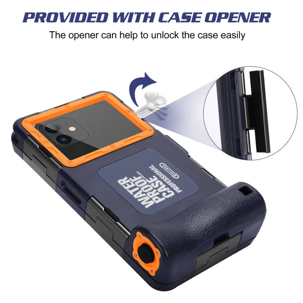 Waterproof Protective Case for Phones Up to 6.9 Inch Q876