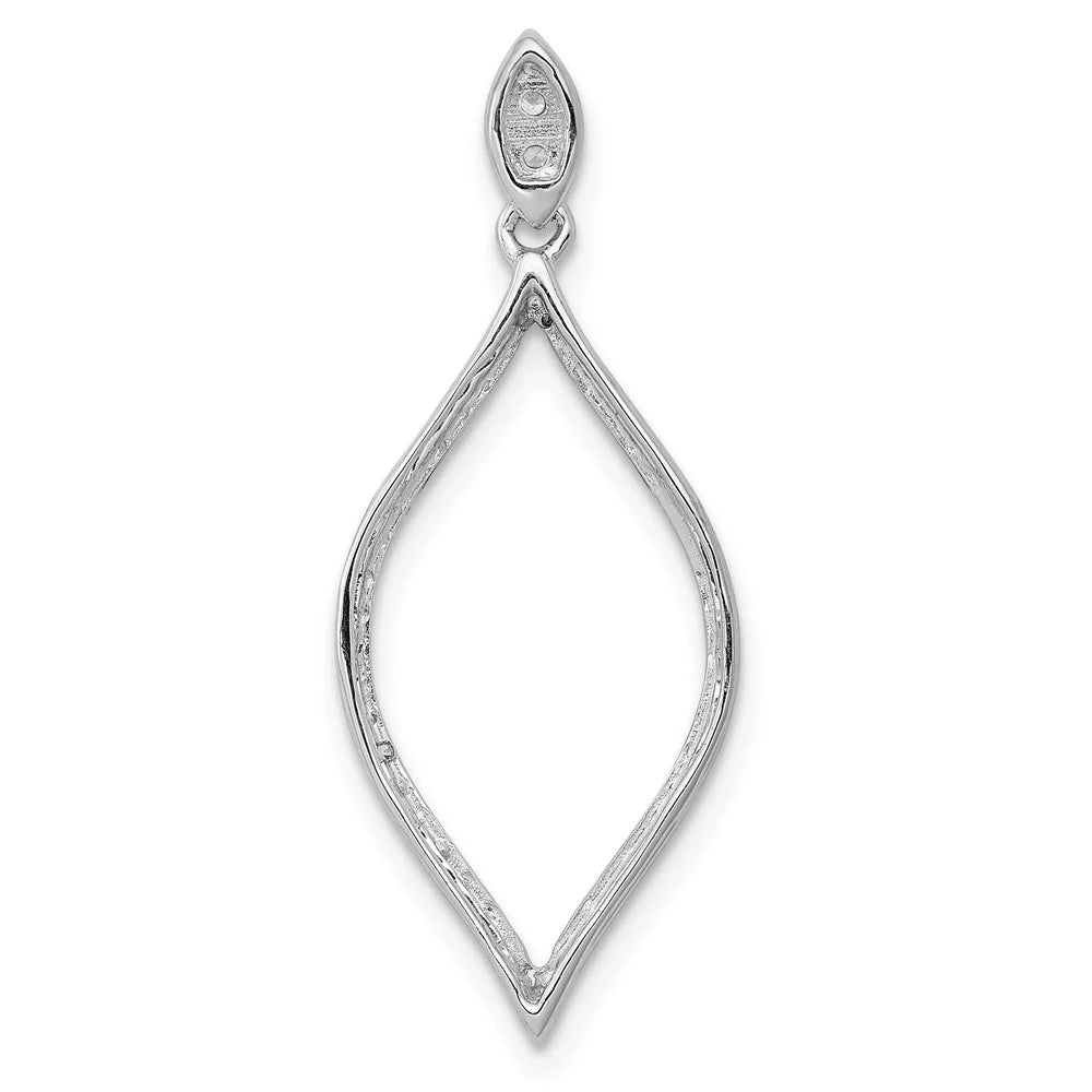 14k White Gold 1/4ct. Diamond Pendant A712