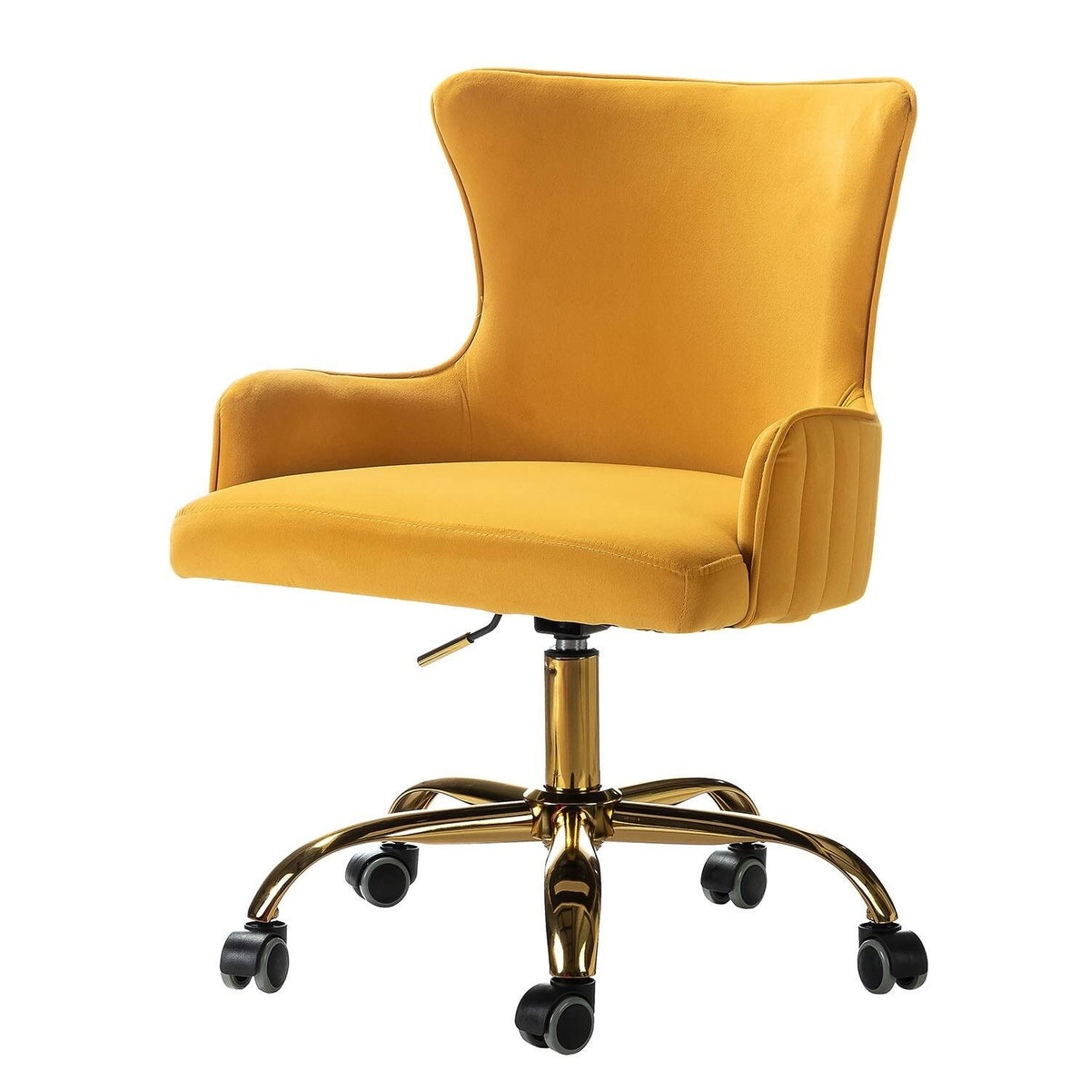 Blue Task Chair with Golden Base R5486