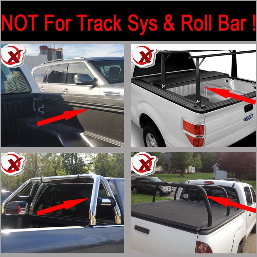 Soft Roll Up Tonneau Cover for Pickup 6.5ft Bed G3911