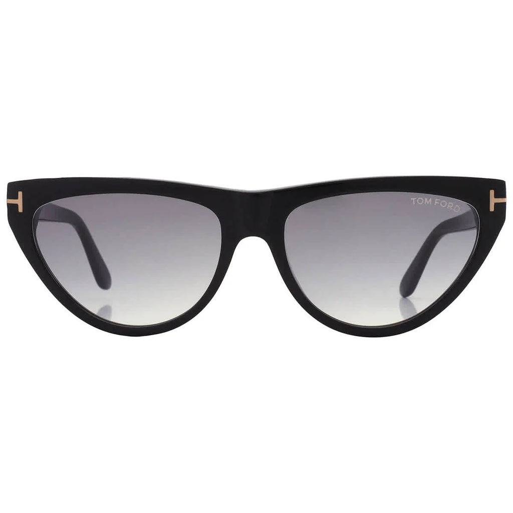 Amber Smoke Grey Gradient Cat Eye Sunglasses G971