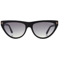 Amber Smoke Grey Gradient Cat Eye Sunglasses G971