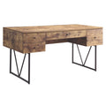 Antique Nutmeg 4-drawer Writing Desk H247368