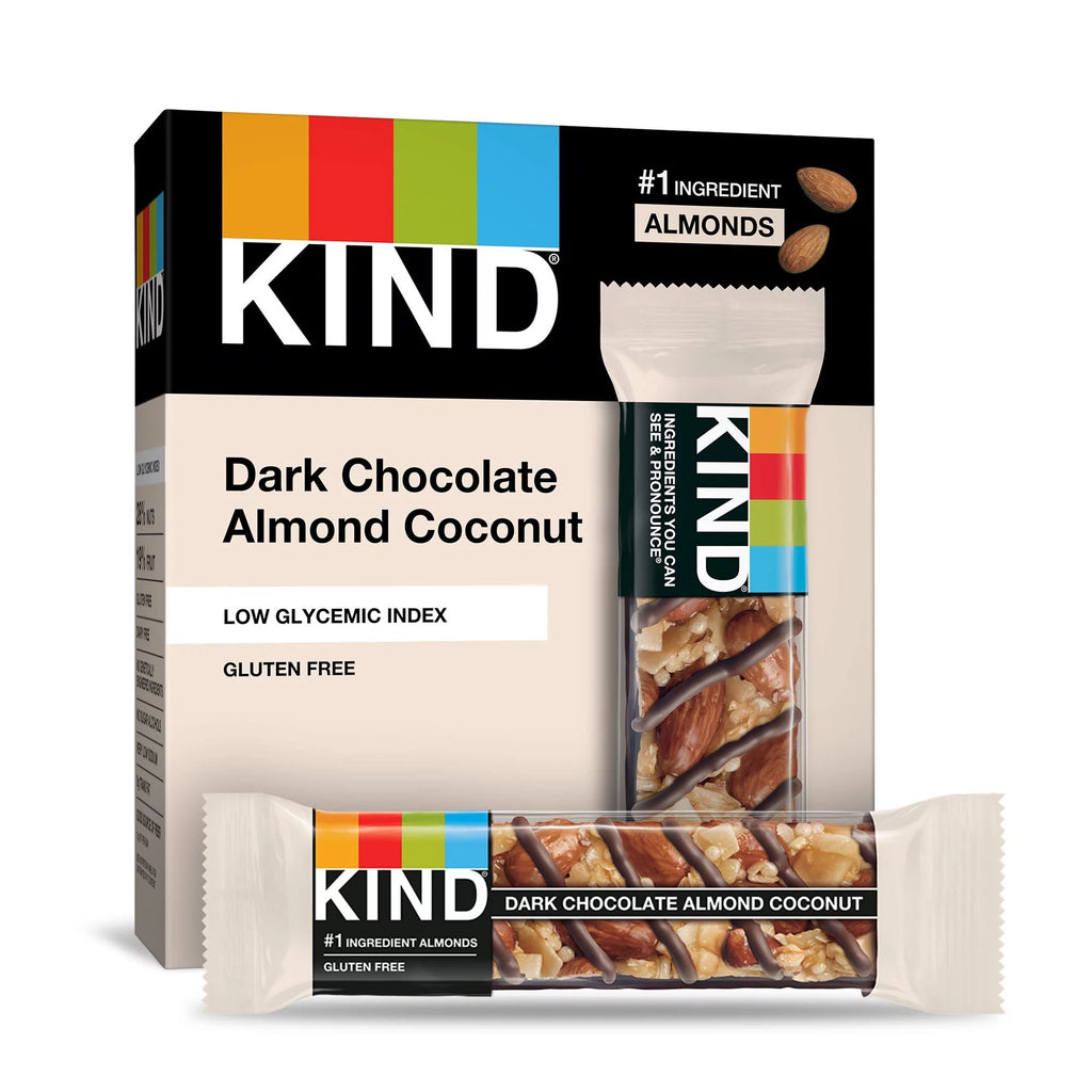 Dark Chocolate Almond Coconut Nut Bars, 1.4 Ounce, 60 Count I82601