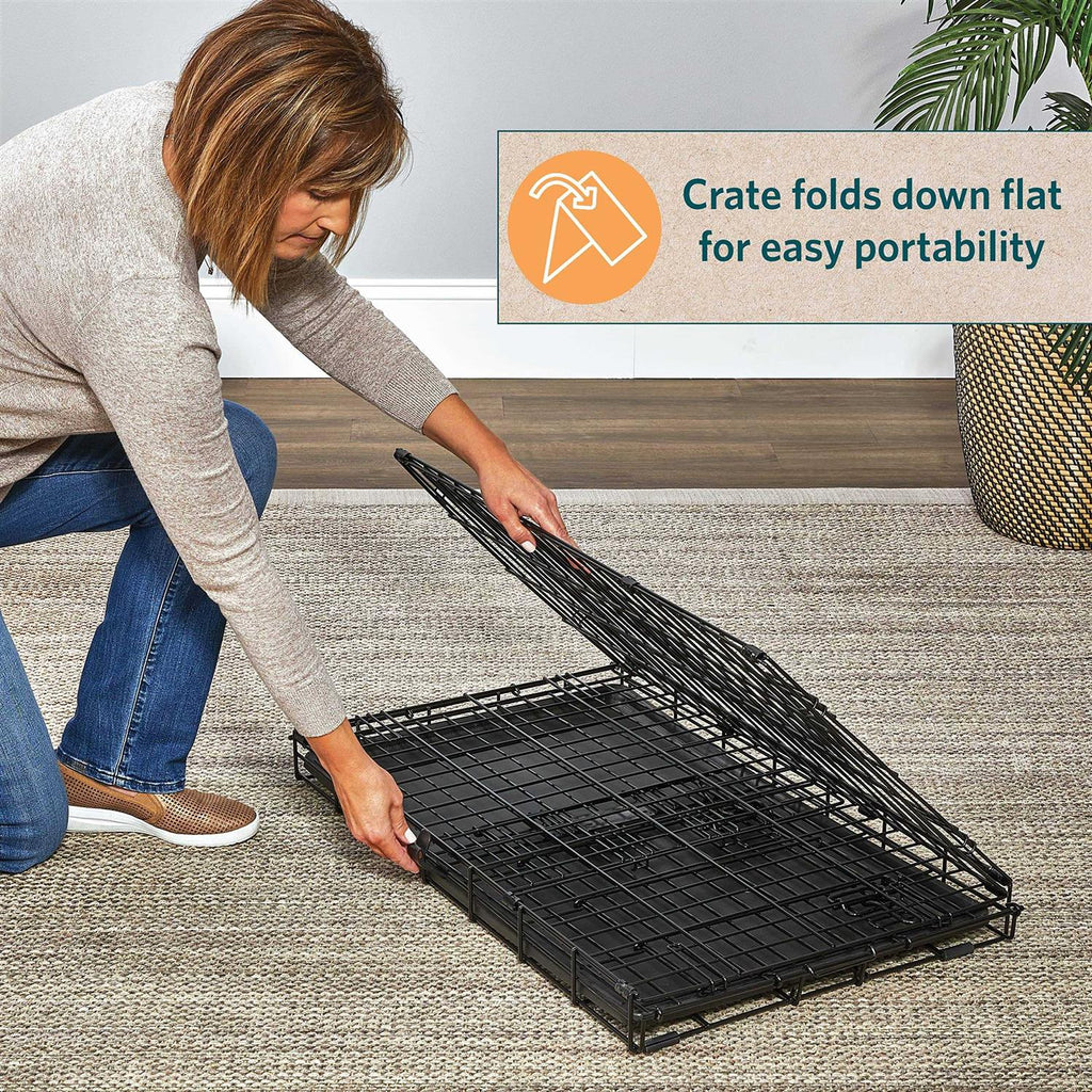 Black Single Door Dog Crate J691046