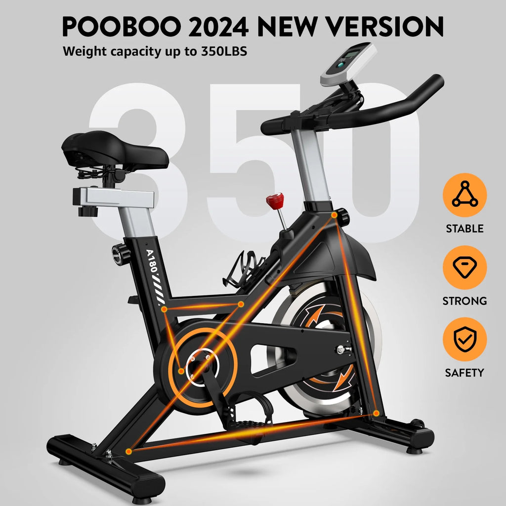 Indoor Cycling Exercise Bike 35 Lbs Flywheel K9965