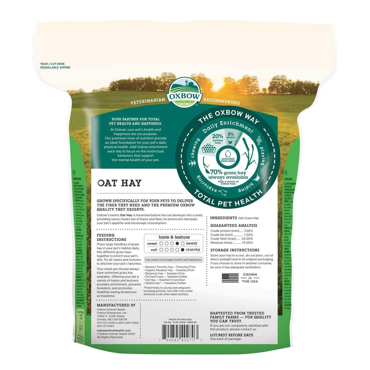Oat Hay Pet Supplies I9784
