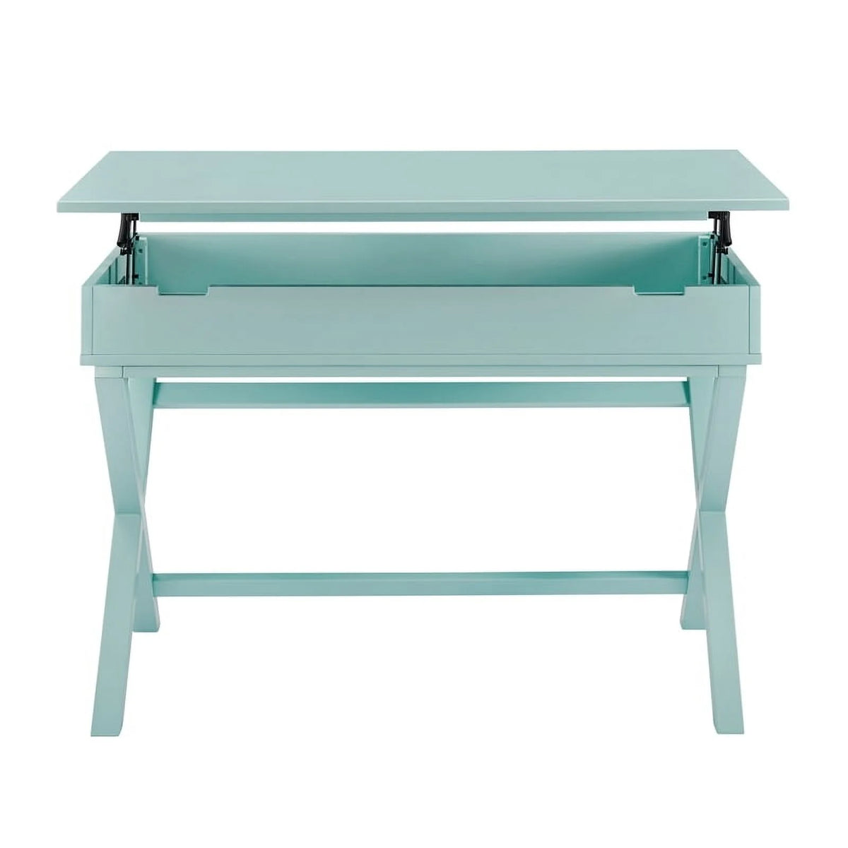 Turquoise Blue Wood Lift Top Desk M78336