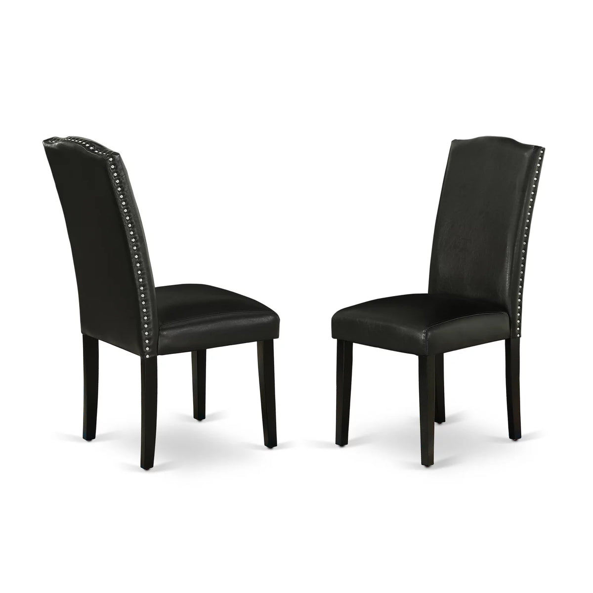 5 Piece Wood Dining Set with Leather Seat G457707