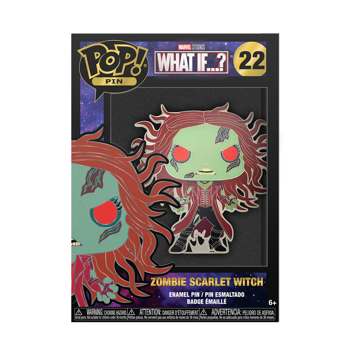 Zombie Wanda Maximoff Enamel Pin S120