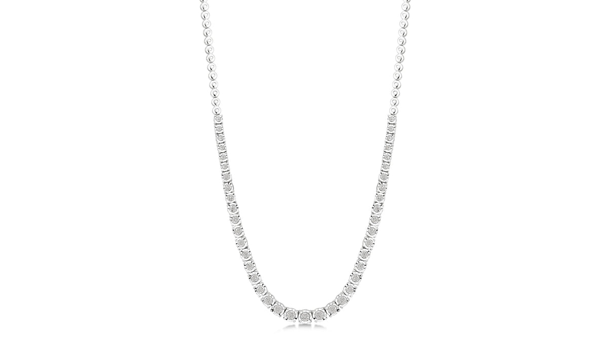 1/3 Carat T.W Diamond Sterling Silver Necklace U483584