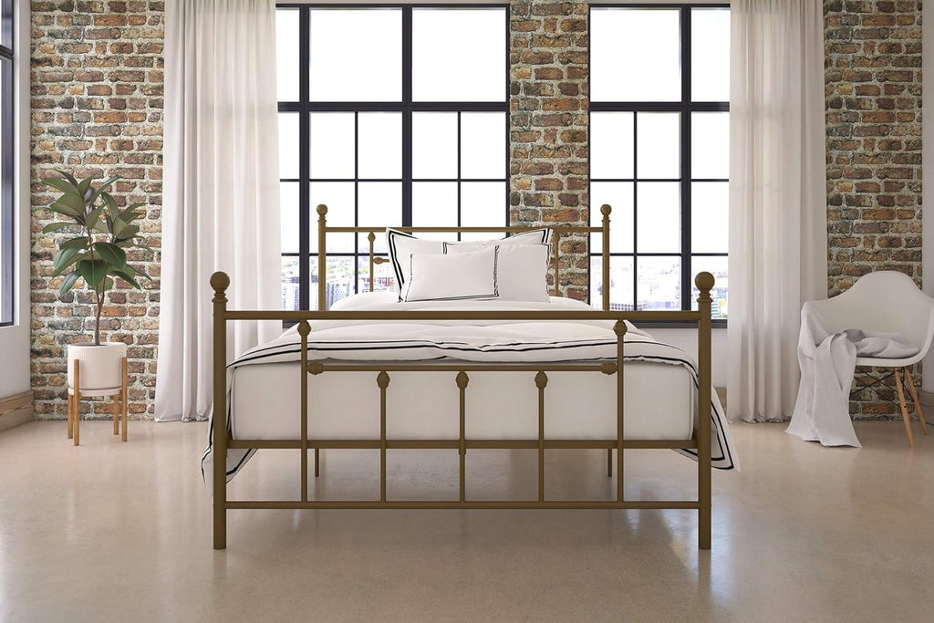 Twin Size Metal Canopy Bed Frame R409