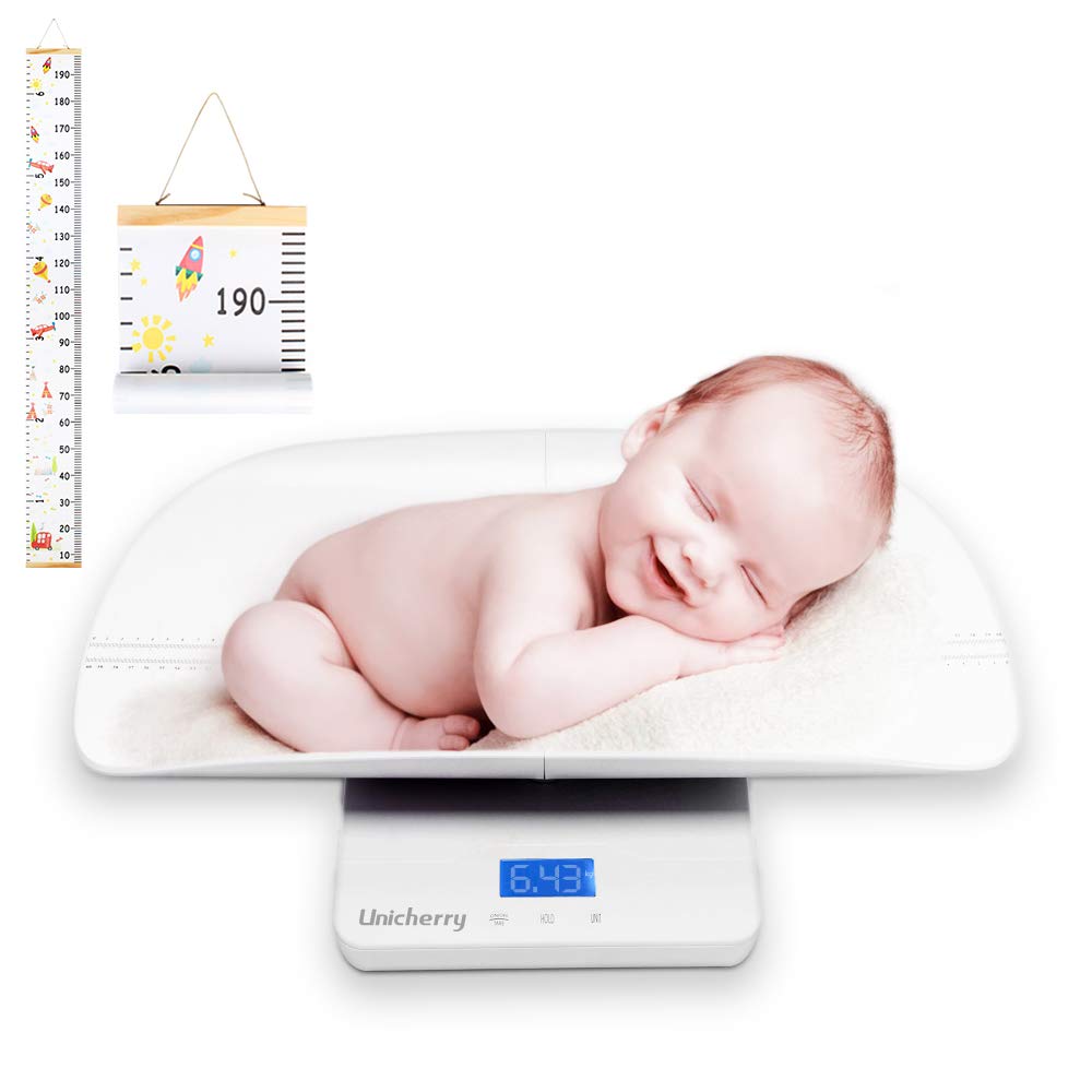 2 in 1 Digital Baby Scale with 4 Weighing Modes, Blue Backlight, Pack of 2 F72612