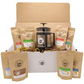 Coffee Gift Box Set with French Press Glass Coffee Maker J443087