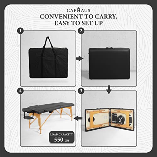 84 Inch Purple Height Adjustable Memory Foam Massage Table Q890642