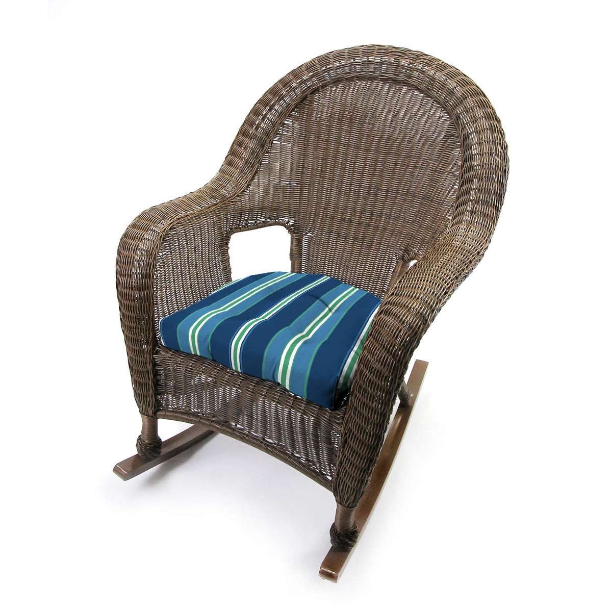 3-Piece Tufted Outdoor Cushion Set with Wicker Bench Cushion and 2 Wicker Seat Cushions N3105
