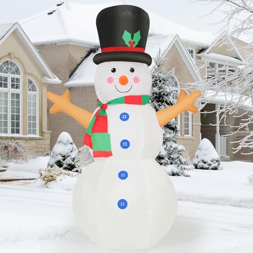 4 FT Christmas Inflatables Snowman with LED Lights J454097