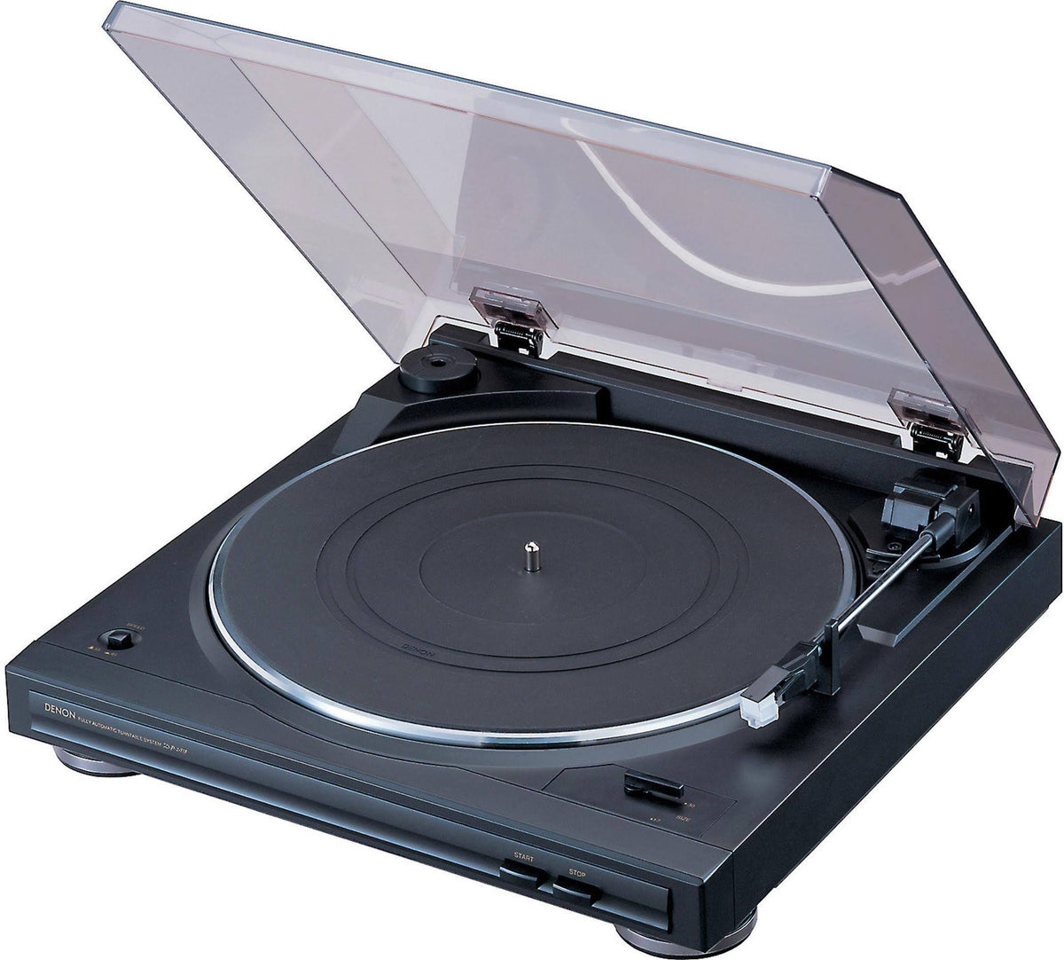 Black Fully Automatic Belt-drive Analog Turntable with MM Cartridge B111