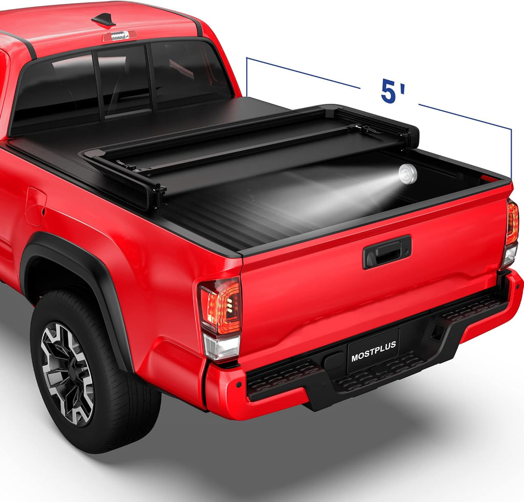 5 FT Tri Fold Soft Truck Bed Tonneau Cover H70714