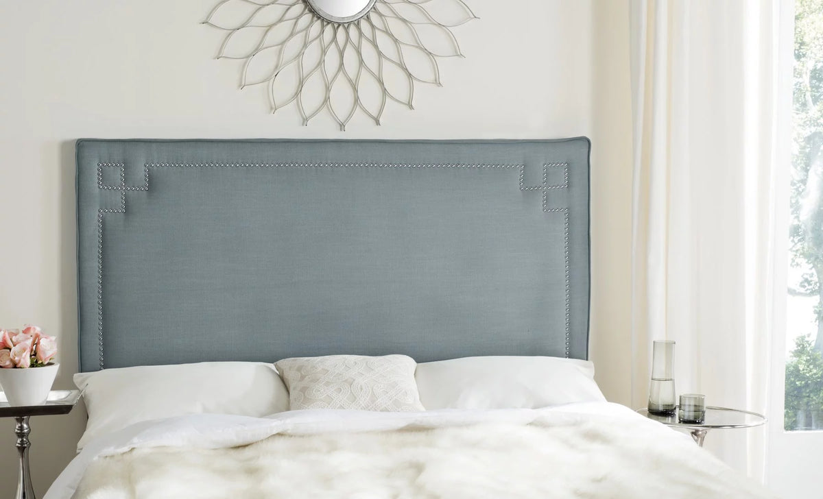 Sky Blue Upholstered Headboard G5509