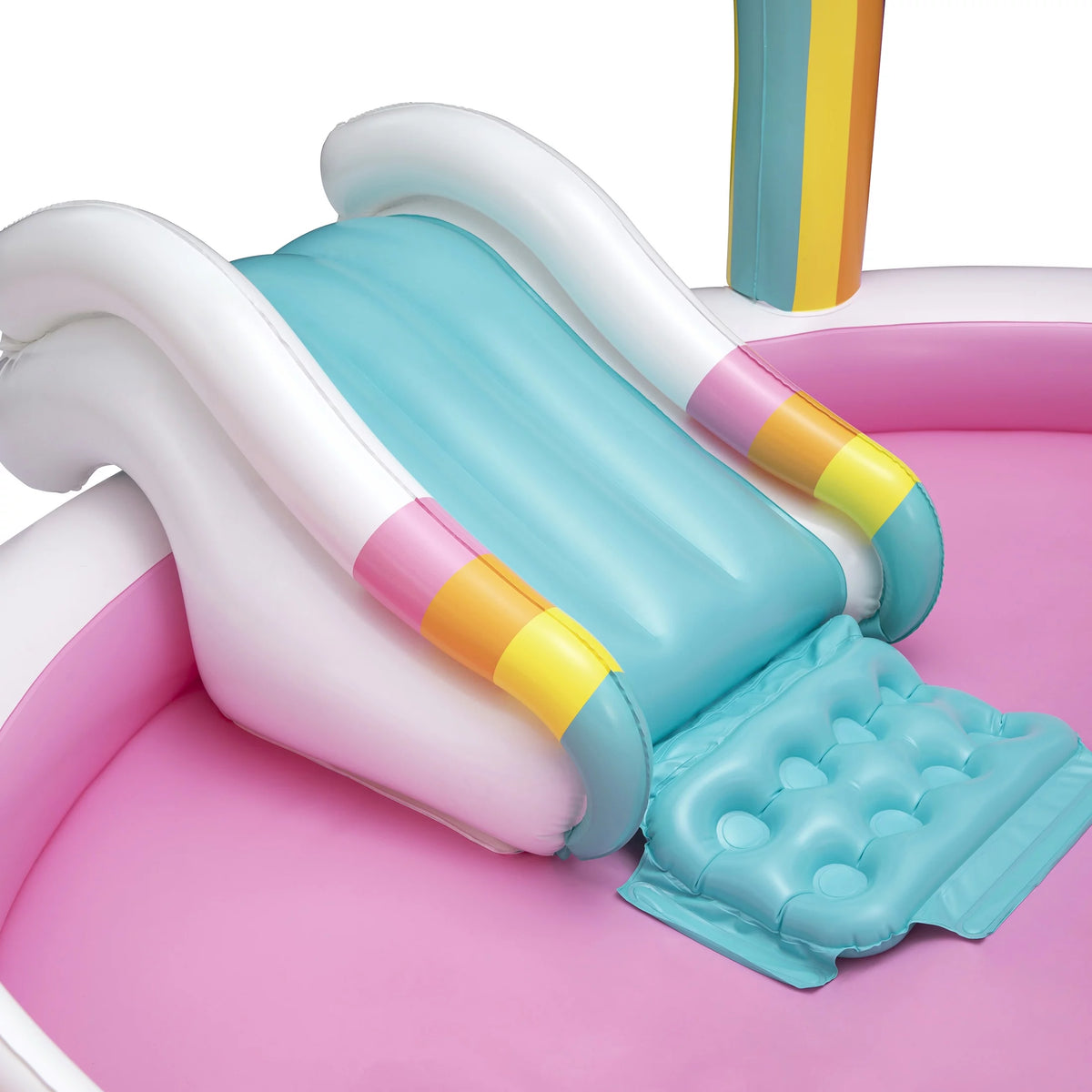 Rainbow Unicorn Kids Splash Pool with Sprinkler P1875