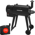 Wood Pellet Grill & Smoker 8-in-1 Black U822481