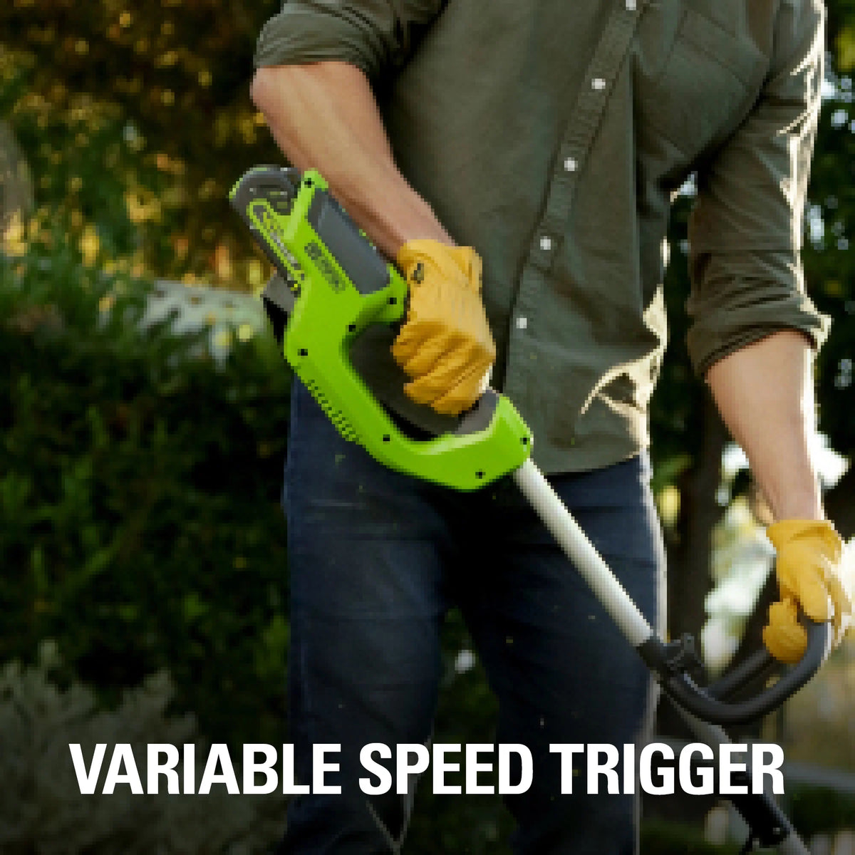 40V 12 String Trimmer with Battery & Charger V997