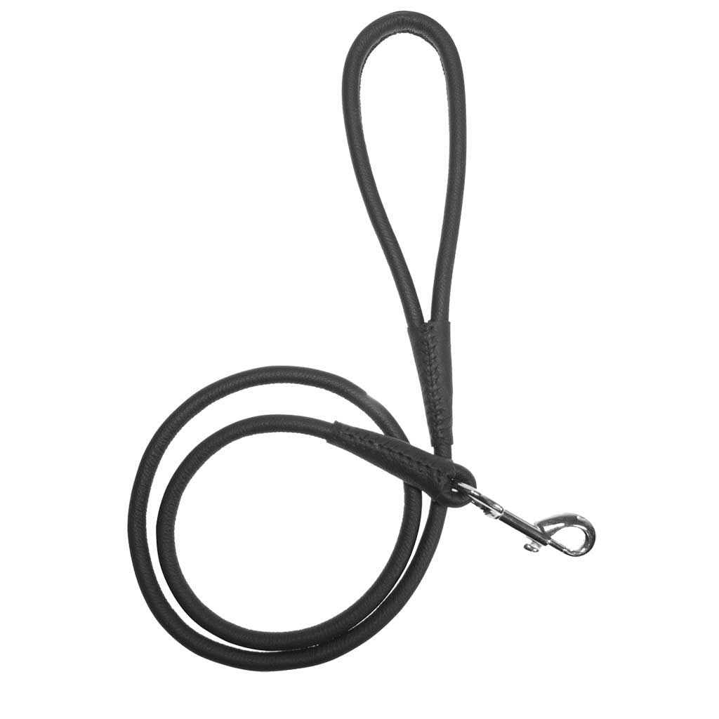 Soft Leather Round Leash L461