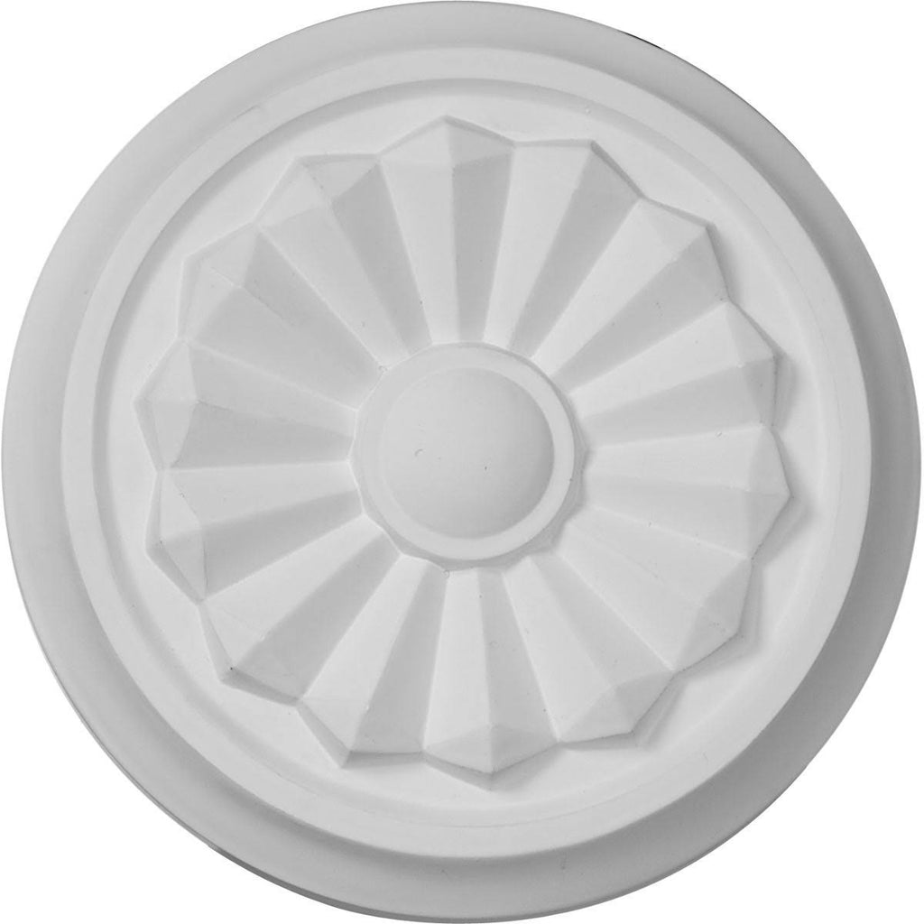 7 7/8 inch x 1 1/8 inch Ceiling Medallion Hand-Painted Flash Blue Y440