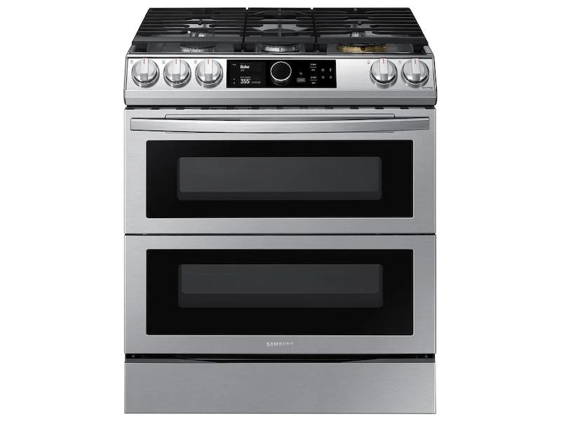 30" Wide 6.3 Cu. Ft. Slide-In Dual Fuel Range - Stainless Steel P4035