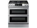 30" Wide 6.3 Cu. Ft. Slide-In Dual Fuel Range - Stainless Steel P4035