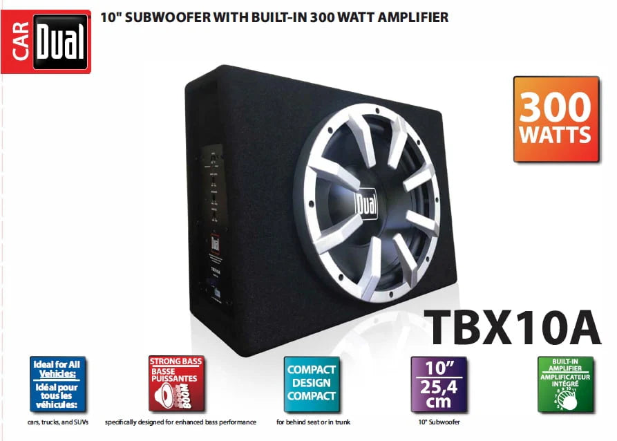 10-inch Enclosed Subwoofer A441